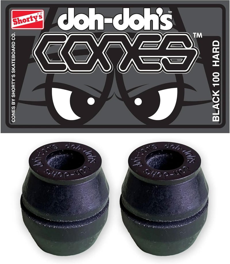 Shorty's Skateboard Bushings Doh Doh's Cones with Washers - Choose Color - Image 2